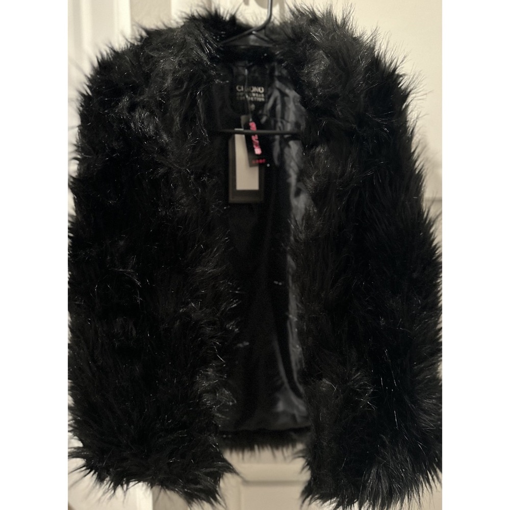 Brand New! Faux Fur Black Vest